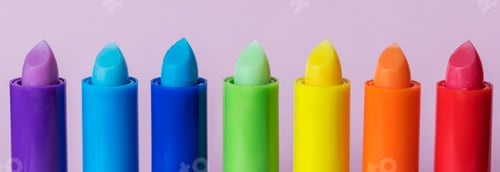 Preview: Various colorful lip balm sticks