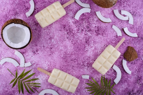 Preview: Healthy coconut ice cream popsicles