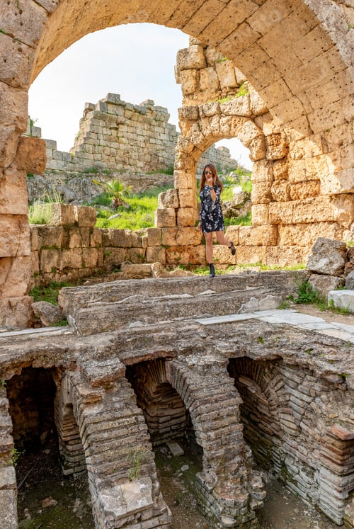 Preview: Perge Ancient City, Antalya - Turkey. April 04, 2019.