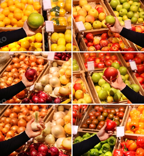 Preview: Buying Fruits And Vegetables At The Market