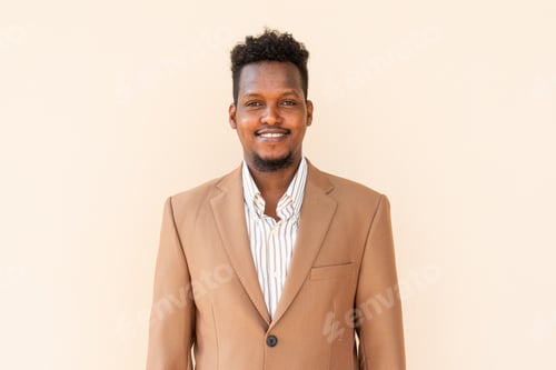 Preview: Portrait of handsome young black man