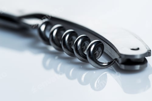 Preview: Closeup of Multi purpose knife with corkscrew