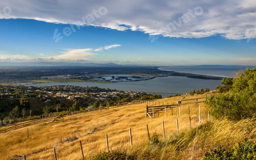 Preview: View over Christchurch area