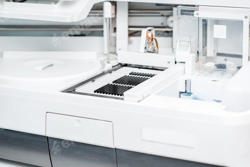 Preview: Sample tubes of the medical analyzer