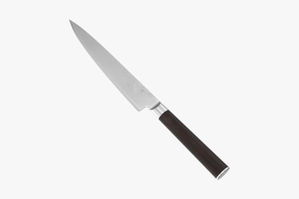 Preview: Japanese Chef's Knife with Dark Wood Handle