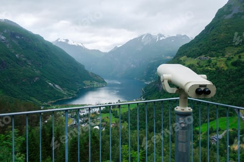 Preview: Breathtaking view of Sunnylvsfjorden fjord