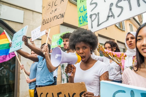 Preview: Activists demonstrating against global warming