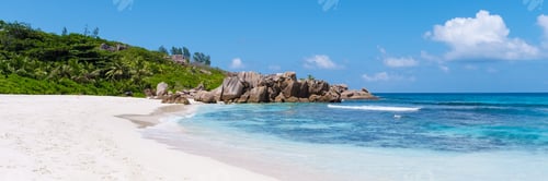 Preview: Anse Cocos La Digue Seychelles, a tropical beach during vacation