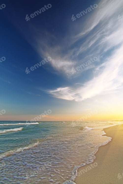 Preview: beach and beautiful tropical sea