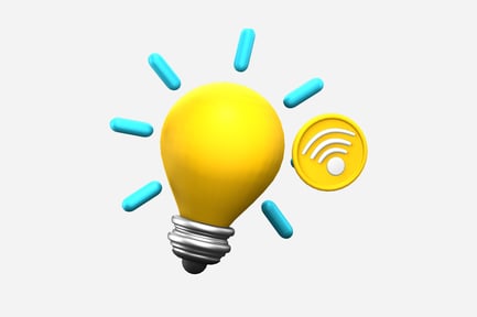 Preview: Smart Bulb 3D Illustration