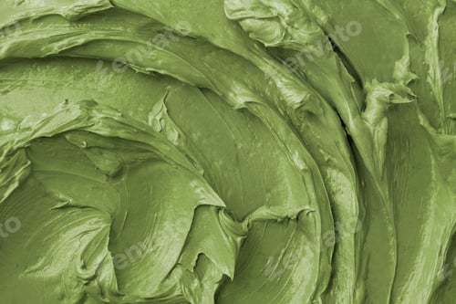 Preview: Green frosting texture background close-up