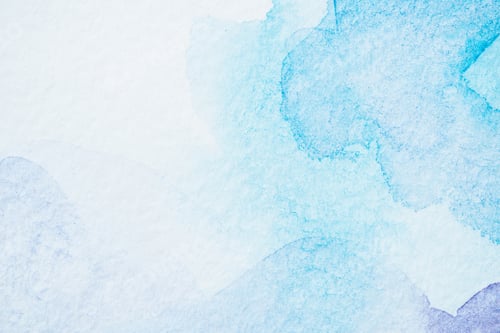 Preview: Subtle Blue Watercolor Wash on White Background
