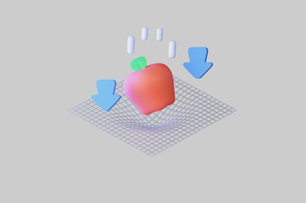 Preview: Dropping apple on spacetime grid
