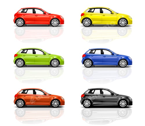 Preview: Collection of 3D Hatcback Cars
