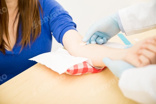 Preview: Pov of doctor applying adhesive bandage