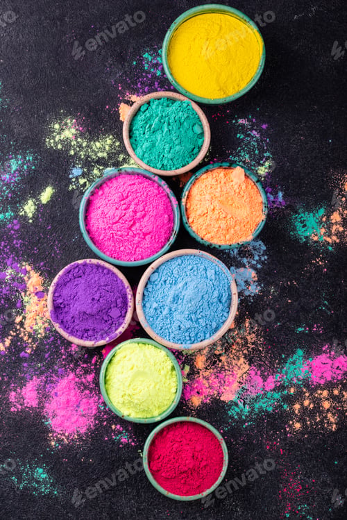 Preview: Gulal colors for Indian Holi festival