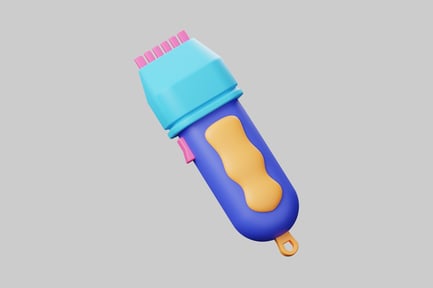 Fun cartoon hair clipper gadget
