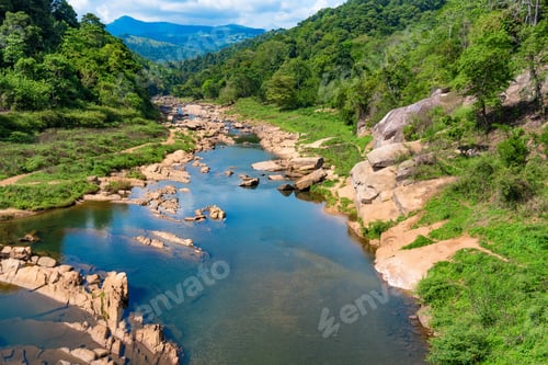 Preview: Landscape of river in jungle of Sri Lanka