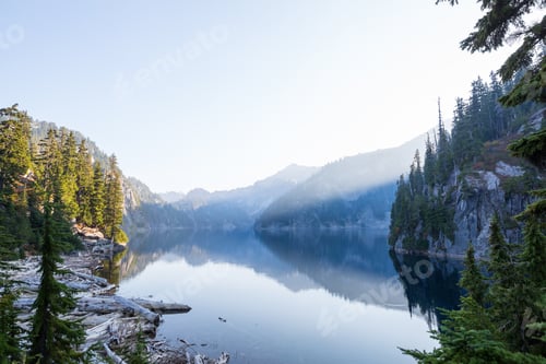 Preview: Mountains lake