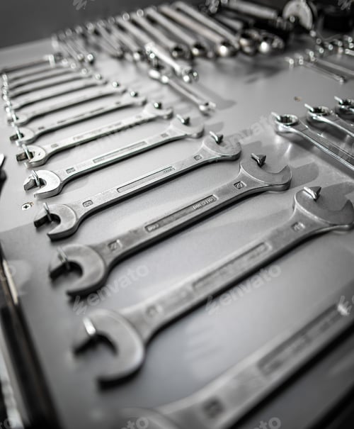 Preview: Set of old wrenches