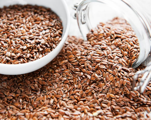 Preview: Vegetarian organic nutrition flax seeds