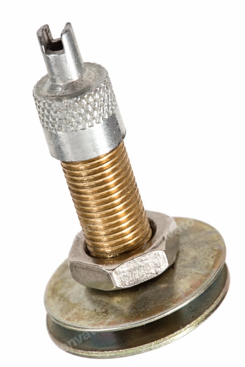 Preview: Car valve, isolated on white background