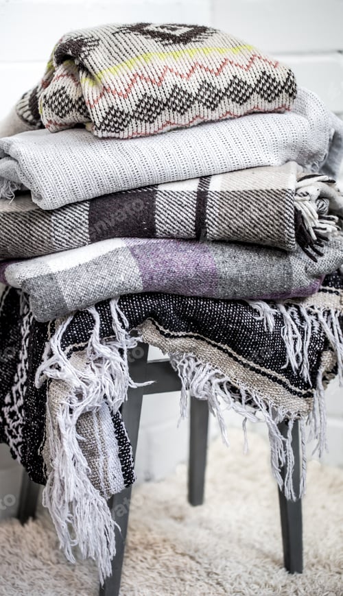 Preview: warm blankets on a chair