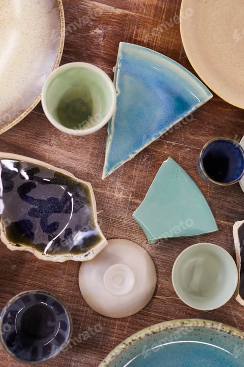 Preview: Pastel colors of ceramics