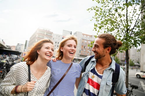 Preview: Germany, Berlin, Friends going out together