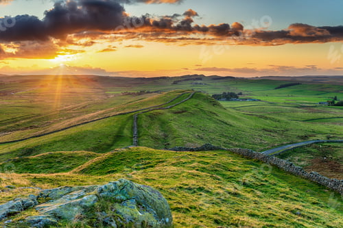 Preview: Sunset over Caw Gap