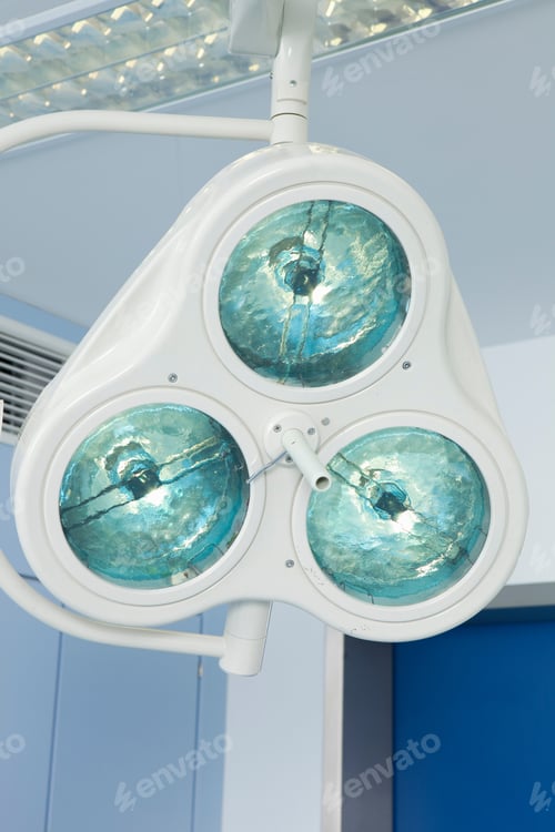 Preview: Close up of surgical light