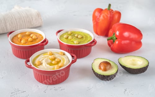 Preview: Assortment of hummus