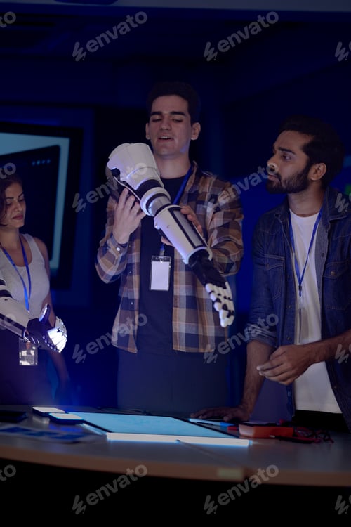 Preview: A startup team develops future medical technology. The diverse engineers test