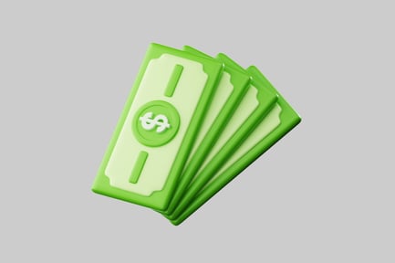 Preview: Green dollar stack icon