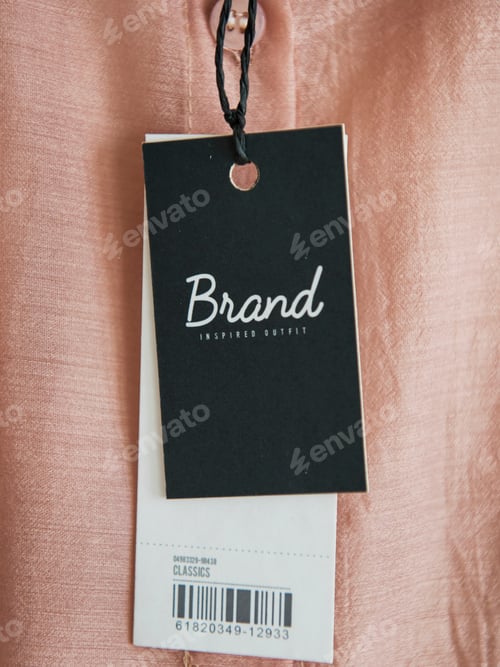 Preview: Minimal shirt design with price tag