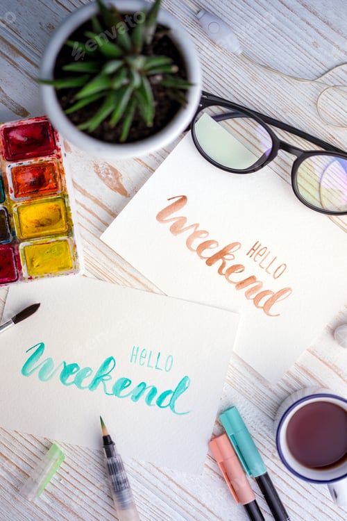Preview: inscription - hello weekend