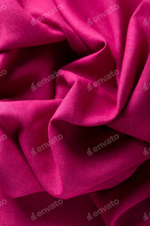Preview: Fuchsia Linen fabric