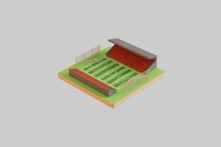Preview: Mini soccer field with bleachers