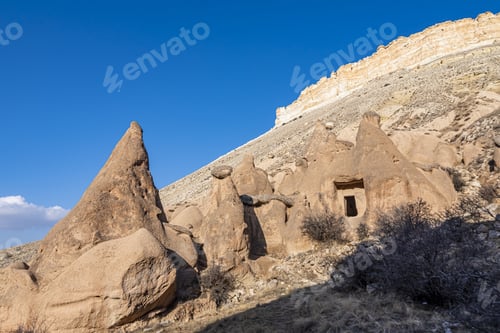 Preview: Historical and touristic places in Zelve valley, fairy chimneys, cave houses in Turkey
