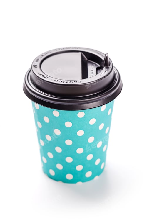 Preview: A simple and stylish paper coffee cup, perfect for takeaway beverages