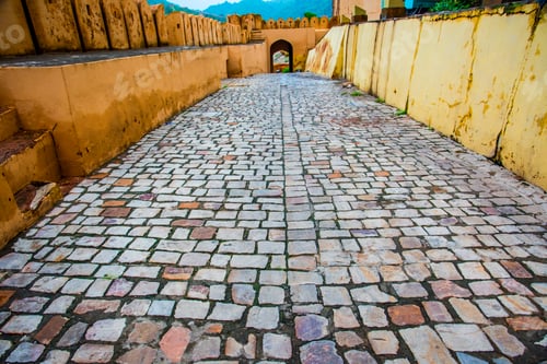 Preview: Amer or Amber fort, UNESCO World Heritage site, Rajasthan, India