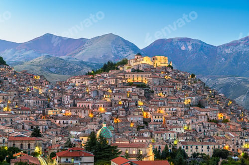 Preview: Morano Calabro, Italy hilltop town in the province of Cosenza in Calabria