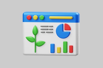 Preview: Growing business chart icon