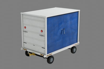 Preview: Airport Baggage Cart