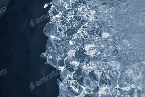 Preview: Flickering Background And Abstract Texture Of Brilliant Water Of Bright Silvery Color