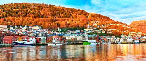 Preview: Bergen harbor panorama