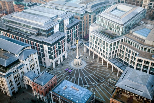 Preview: View of Paternoster Square, London, UK