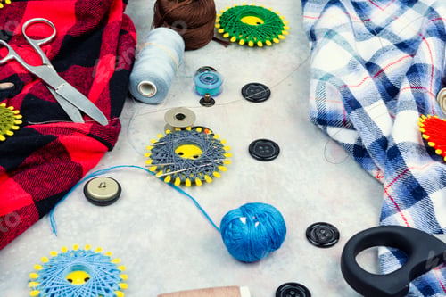 Preview: Tailor sewing accessories.