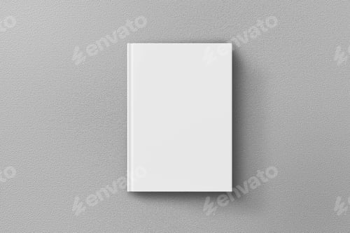 Preview: book, mockup, cover, textbook, realistic