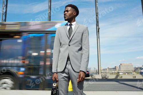 Preview: Businessman by road